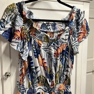 Rip Curl floral maxi dress.